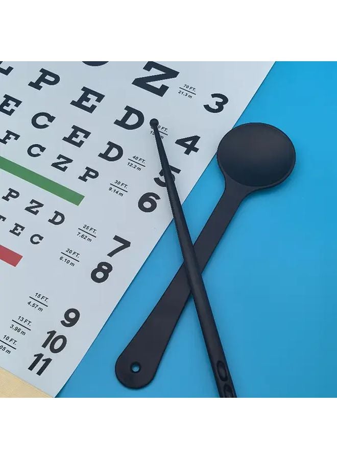 White Snellen Eye Chart 2 Sets Professional Vision Test Chart with Extended Eye Mask - Image 5